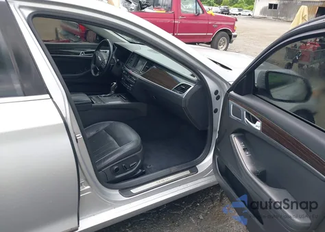 2015 Hyundai Genesis 3.8 из США, поврежденный, VIN KMHGN4JE3FU070008